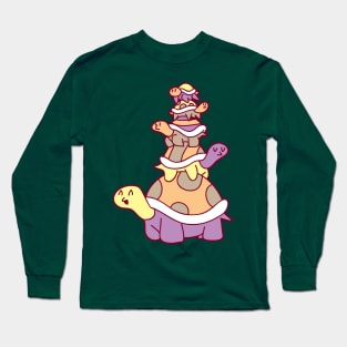 Cute Turtle Stack Long Sleeve T-Shirt